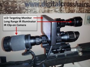 Digital Crosshairs 1000 night vision clip-on parts