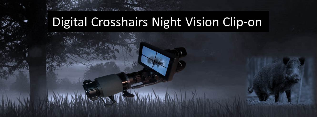 Digital Crosshairs 1000 Night Vision Clip-on