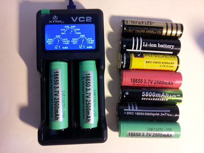 IR Illuminator battery charger