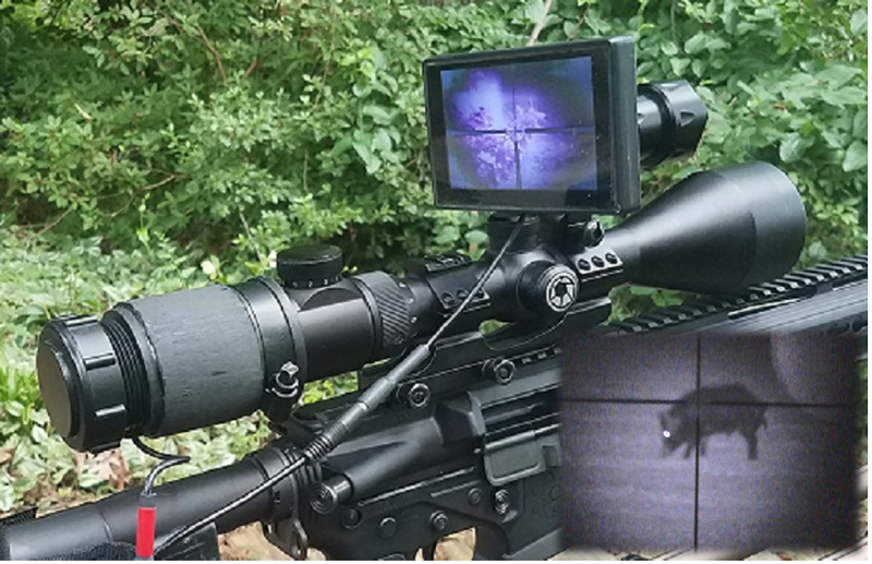 Digital Crosshairs 1000 Night Vision Clip-on